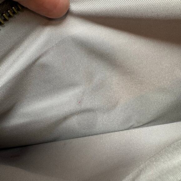 FOSSIL Kinley Leather Crossbody Bag Light Gray Bone Neutral Minimalist Classic - Picture 13 of 14